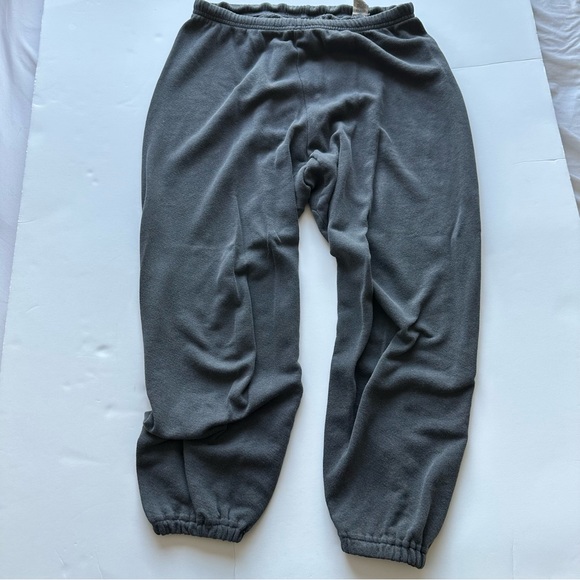 The Great Cropped Sweatpants Washed Black Gray Color  100% Cotton SZ 1 Small - Picture 3 of 10